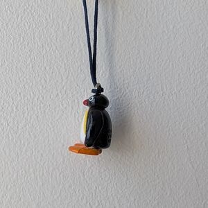 Penguin Keychain Charm Accents Pingu